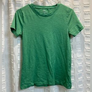 J. Crew Vintage Cotton Tee in Green